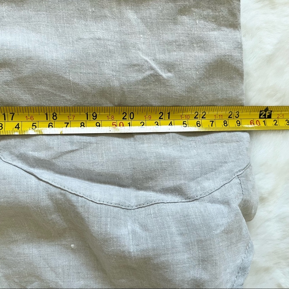 FARMHOUSE POTTERY 100% Linen TUNIC or DRESS Size Large Minimalist LAGENLOOK - Picture 7 of 10